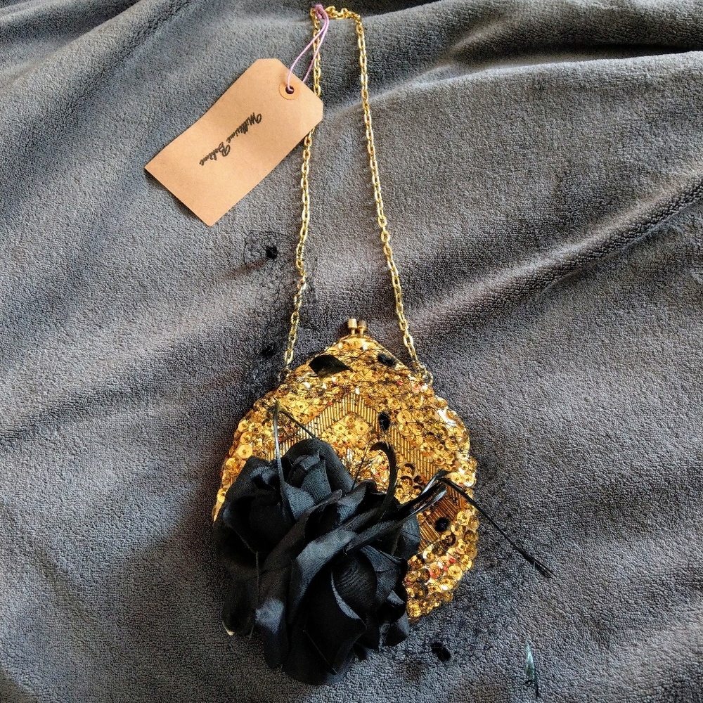 Black & Gold Evening Bag